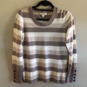 Cashmere Blend Crew Neck Sweater